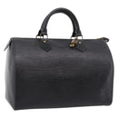 LOUIS VUITTON Epi Speedy 30 Hand Bag Noir Black M43002 LV Auth 208684V-1