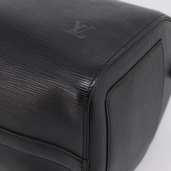 LOUIS VUITTON Epi Speedy 30 Hand Bag Noir Black M43002 LV Auth 208684V