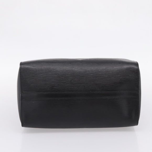 LOUIS VUITTON Epi Speedy 30 Hand Bag Noir Black M43002 LV Auth 208684V