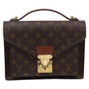 LOUIS VUITTON Monogram Monceau 26 Hand Bag M51187 LV Auth 208685-2