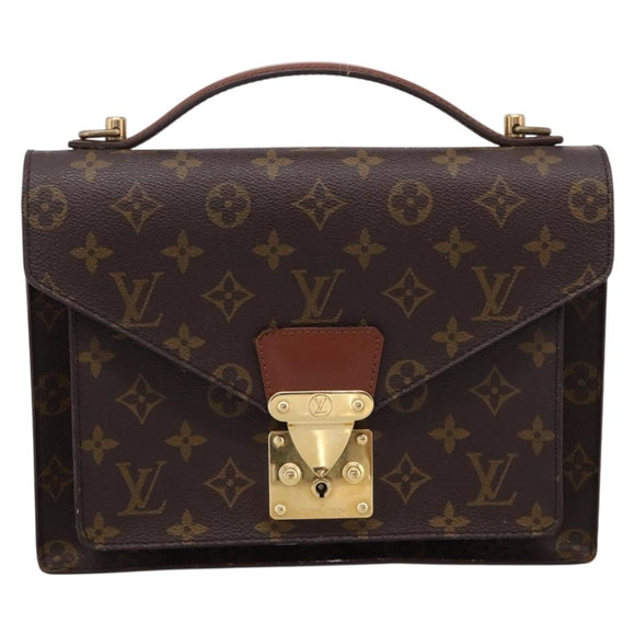 LOUIS VUITTON Monogram Monceau 26 Hand Bag M51187 LV Auth 208685