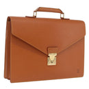LOUIS VUITTON Epi Serviette Conseiller Briefcase Zipangu Gold M54428 Auth 208686-1