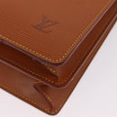 LOUIS VUITTON Epi Serviette Conseiller Briefcase Zipangu Gold M54428 Auth 208686-17