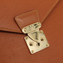 LOUIS VUITTON Epi Serviette Conseiller Briefcase Zipangu Gold M54428 Auth 208686-20
