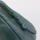 LOEWE Shoulder Bag Leather Green Gold Auth 208687-17