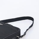 PRADA Business Bag Nylon 2way Black Silver Auth 208691A-10
