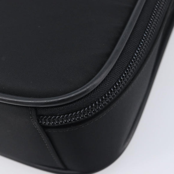 PRADA Business Bag Nylon 2way Black Silver Auth 208691A