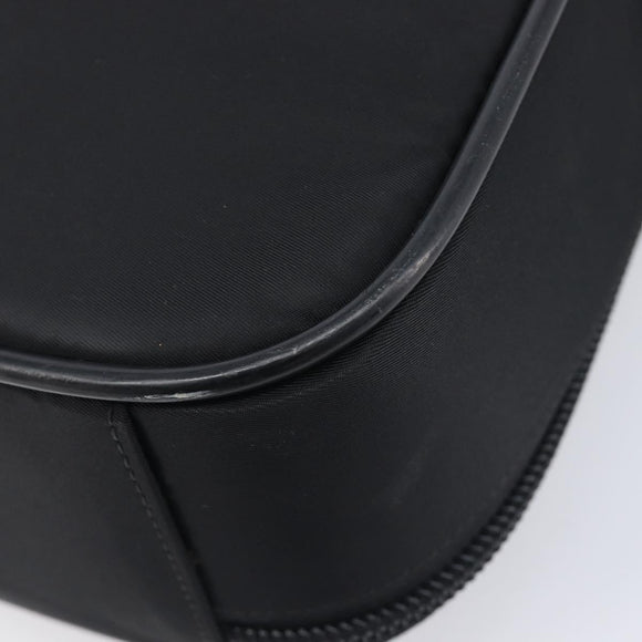 PRADA Business Bag Nylon 2way Black Silver Auth 208691A