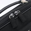 PRADA Business Bag Nylon 2way Black Silver Auth 208691A-18