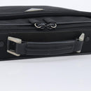 PRADA Business Bag Nylon 2way Black Silver Auth 208691A-7