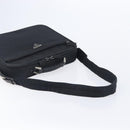 PRADA Business Bag Nylon 2way Black Silver Auth 208691A-9