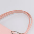 Christian Dior Canage Hand Bag Leather Pink Silver Auth 208692V-11