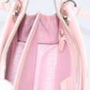 Christian Dior Canage Hand Bag Leather Pink Silver Auth 208692V-25