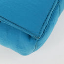 Bottega Veneta MAXI INTRECCIATO Padded Tech Cassette Bag Nylon Blue Auth 208693M-12