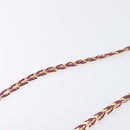 FENDI Mini Baguette Chain Shoulder Bag Leather Pink Gold 8M0315 Auth 208695V-9