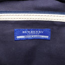 BURBERRY Blue Label Hand Bag straw Beige Gold Auth 208698A-18