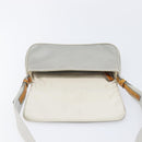 PRADA PRADA Sports Shoulder Bag Nylon Gray Silver Auth 208699A-20