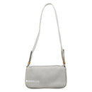 PRADA PRADA Sports Shoulder Bag Nylon Gray Silver Auth 208699A-13