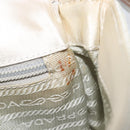 PRADA PRADA Sports Shoulder Bag Nylon Gray Silver Auth 208699A-23