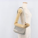 PRADA PRADA Sports Shoulder Bag Nylon Gray Silver Auth 208699A-27