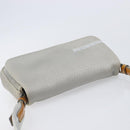 PRADA PRADA Sports Shoulder Bag Nylon Gray Silver Auth 208699A-6