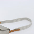 PRADA PRADA Sports Shoulder Bag Nylon Gray Silver Auth 208699A-14