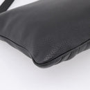 GUCCI Shoulder Bag Leather Black Silver 233329 Auth 208701V-17