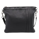 GUCCI Shoulder Bag Leather Black Silver 233329 Auth 208701V-13