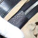 GUCCI Shoulder Bag Leather Black Silver 233329 Auth 208701V-11