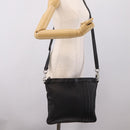 GUCCI Shoulder Bag Leather Black Silver 233329 Auth 208701V-25