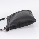 GUCCI Shoulder Bag Leather Black Silver 233329 Auth 208701V-3