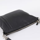 GUCCI Shoulder Bag Leather Black Silver 233329 Auth 208701V-6