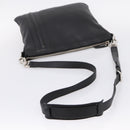 GUCCI Shoulder Bag Leather Black Silver 233329 Auth 208701V-7
