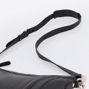 GUCCI Shoulder Bag Leather Black Silver 233329 Auth 208701V-14