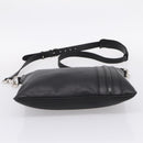 GUCCI Shoulder Bag Leather Black Silver 233329 Auth 208701V-5