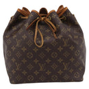 LOUIS VUITTON Monogram Petit Noe Shoulder Bag M42226 LV Auth 208703V-13