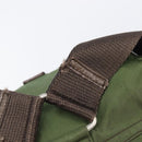 PRADA Backpack Nylon Green Silver Auth 208704-11