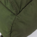 PRADA Backpack Nylon Green Silver Auth 208704-17