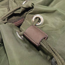 PRADA Backpack Nylon Green Silver Auth 208704-24