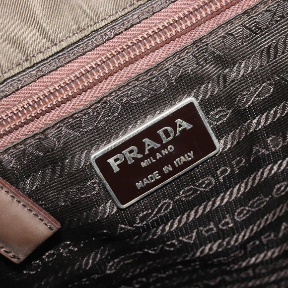 PRADA Backpack Nylon Green Silver Auth 208704