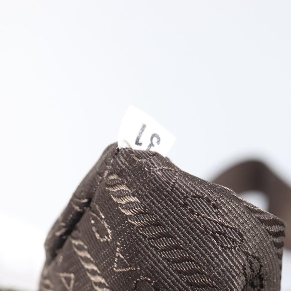 PRADA Backpack Nylon Green Silver Auth 208704