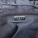 LOEWE Hand Bag Leather Red Silver Auth 208707-18