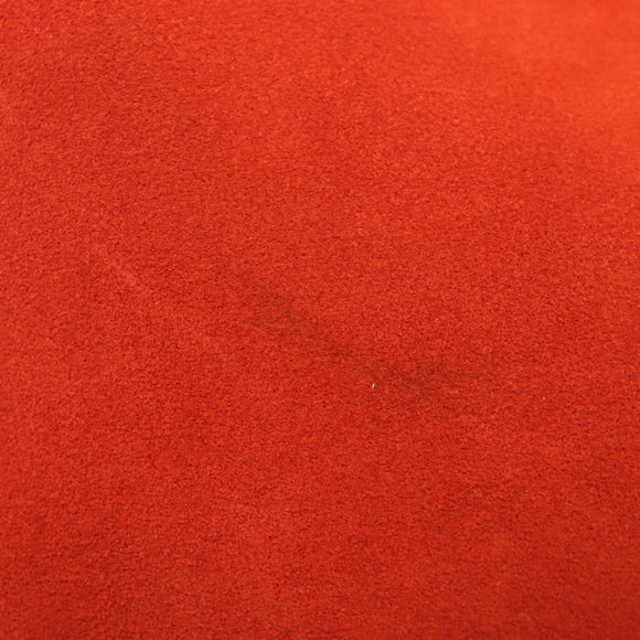 GUCCI Shoulder Bag Suede Red Gold 001 3812 Auth 208709V