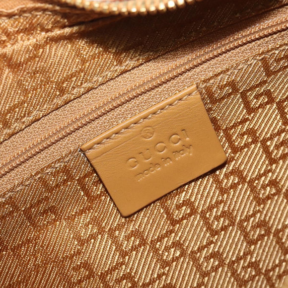GUCCI Shoulder Bag Suede Red Gold 001 3812 Auth 208709V