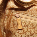 GUCCI Shoulder Bag Suede Red Gold 001 3812 Auth 208709V-23