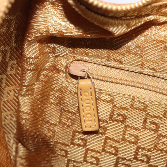 GUCCI Shoulder Bag Suede Red Gold 001 3812 Auth 208709V