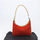 GUCCI Shoulder Bag Suede Red Gold 001 3812 Auth 208709V-27