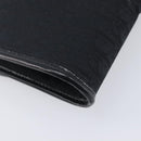 Christian Dior Trotter Canvas Chain Shoulder Bag Black Gold Auth 208710V-14