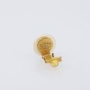 CHANEL Earring metal Gold CC Auth 208711M-11
