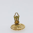 CHANEL Earring metal Gold CC Auth 208712M-12